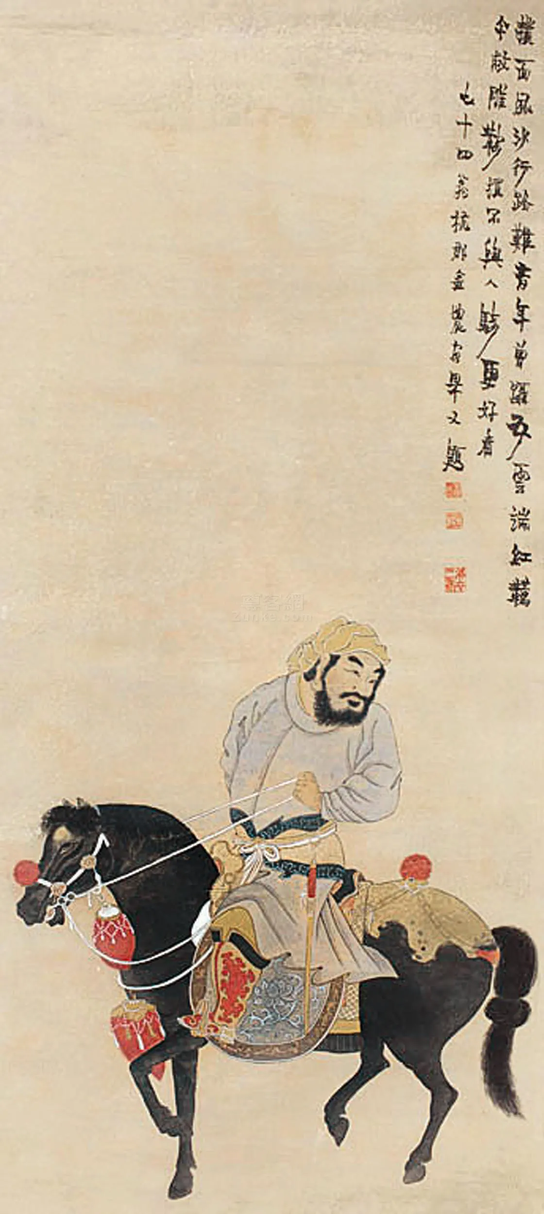 金农画马