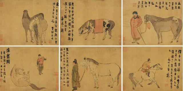 金农画马