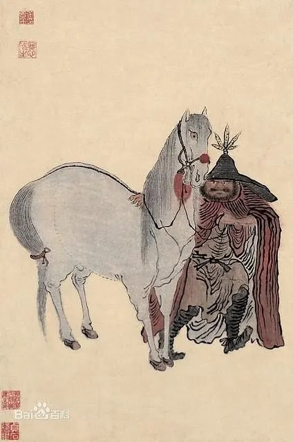 金农《牧马图》