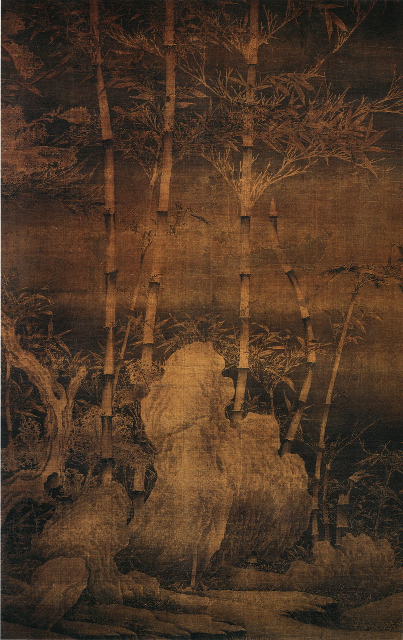 中国古美術・旧藏・五代風・徐熙款・花鳥図・手描き中堂画・掛軸・宣紙・書画・骨董 五代徐熙花鸟图古代花鸟画中国画书画名画复制品仿古画装饰
