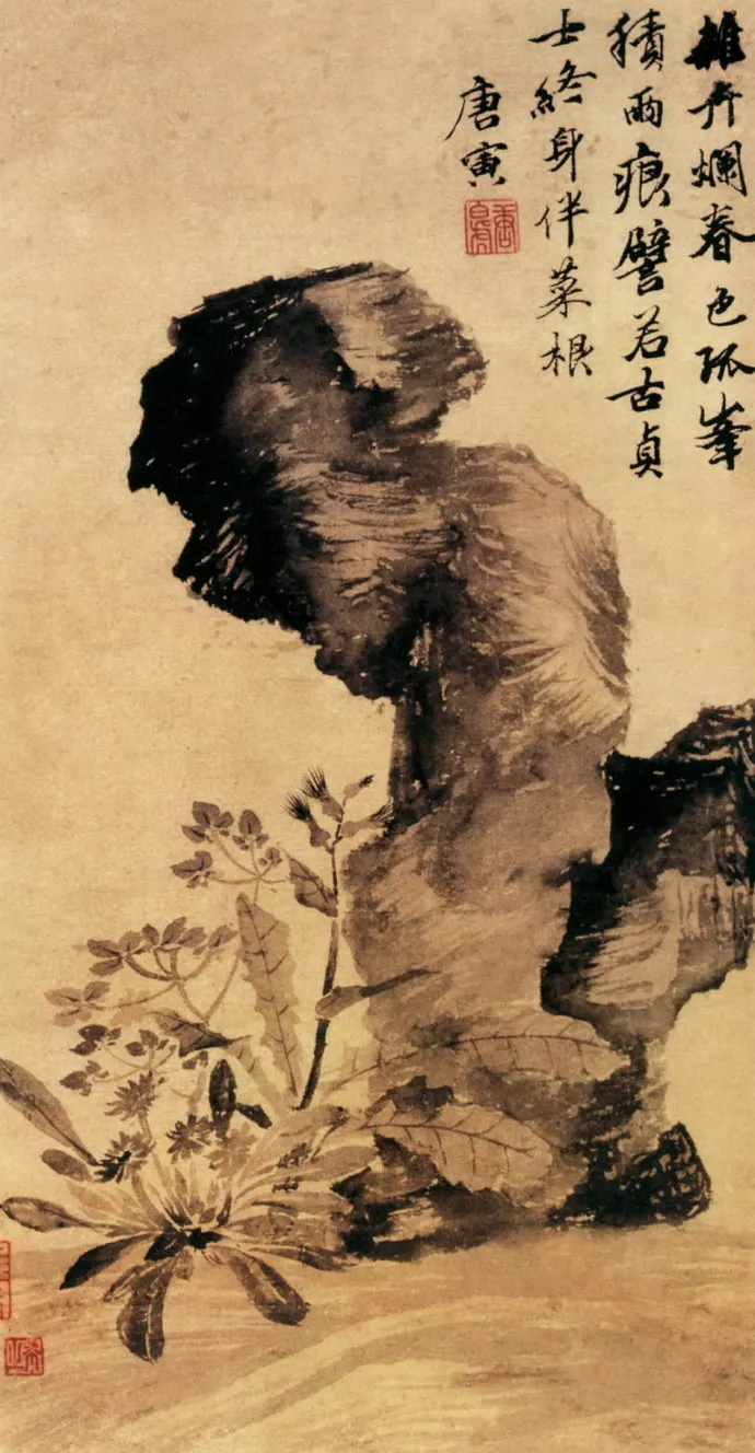 润祥鉴赏:中国画派与名家欣赏 39 (吴门画派 唐寅 花鸟 )