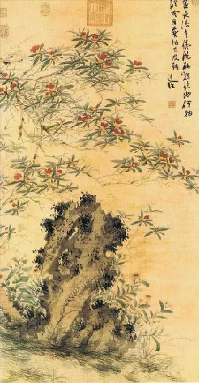 花卉 立轴