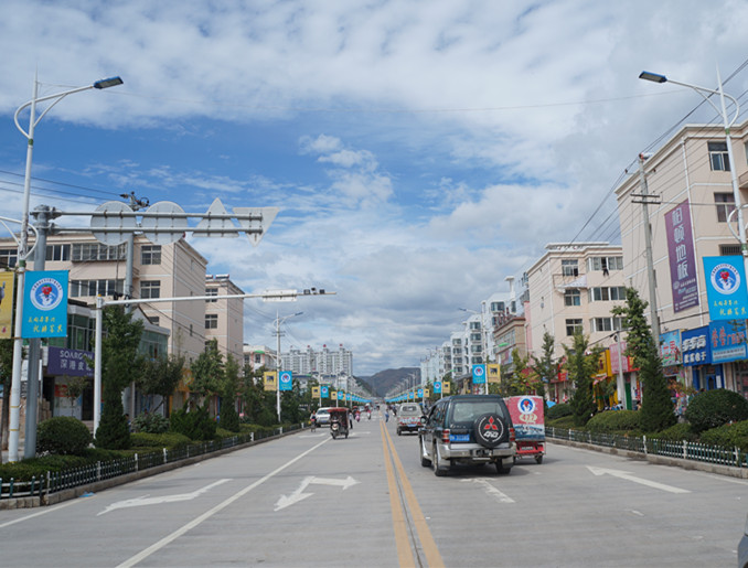 美丽的礼县县城