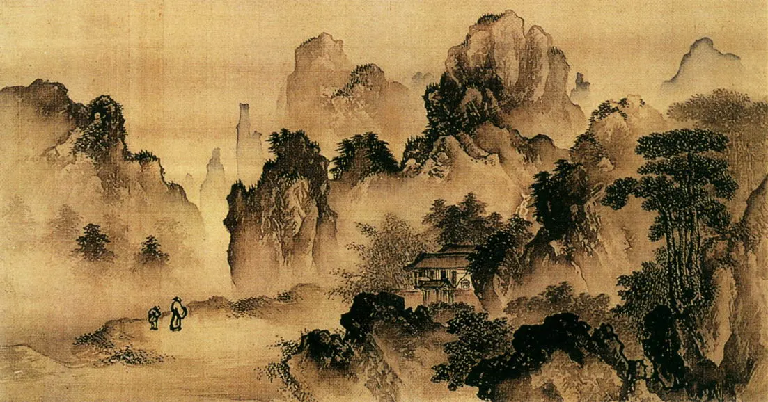 明 夏芷 灵阳十景图_1