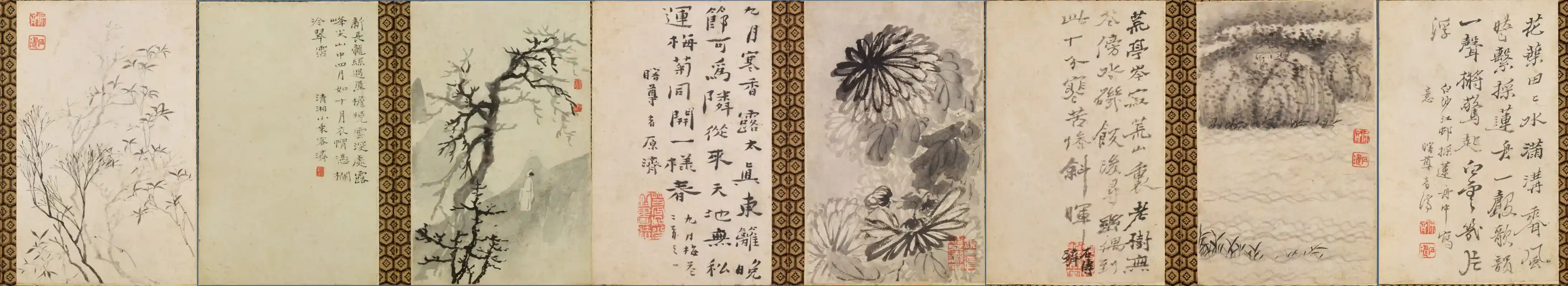 清 石涛 山水花卉图册_副本2