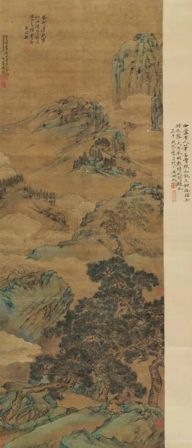 仙山积翠图