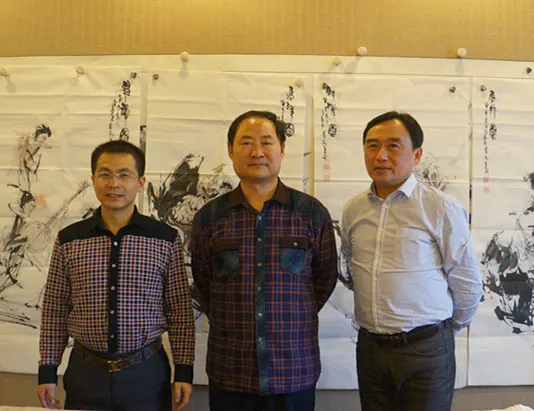 左起:林爱民、高润祥、张俊