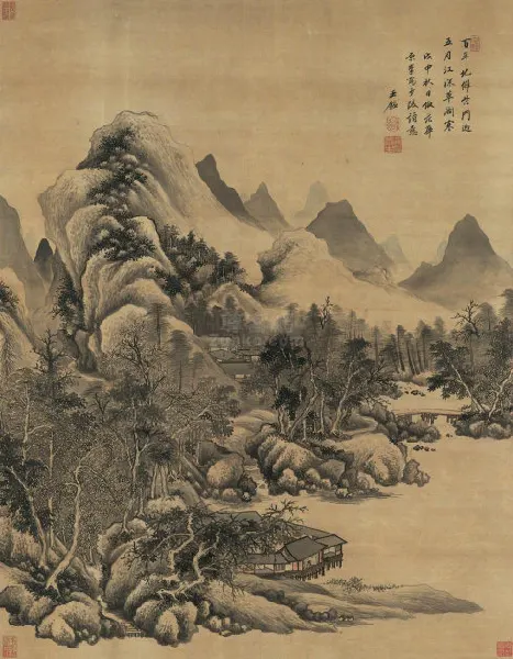 �·�������ʫ��ͼ  ���� ��ɫ� 1668����