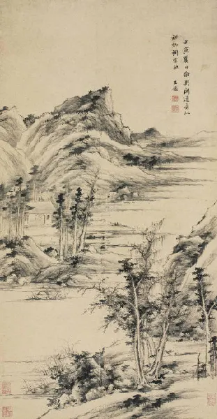 �¾�������ͼ  ���� ˮīֽ�� 1662����