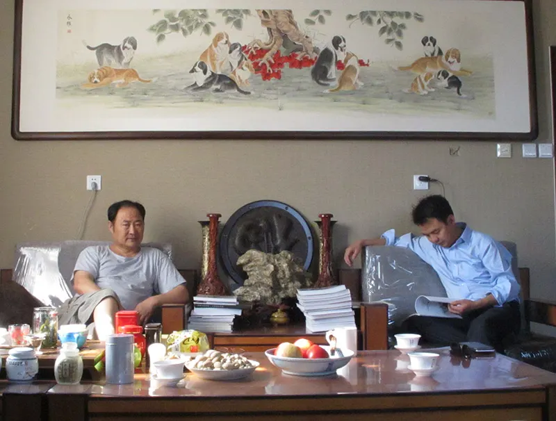艺术总监高润祥(左)与赵亮博士