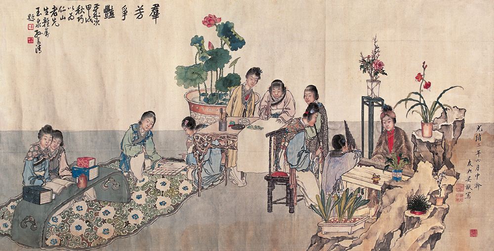 润祥鉴赏:中国画派与名家欣赏 211(海上画派 吴友如 2)