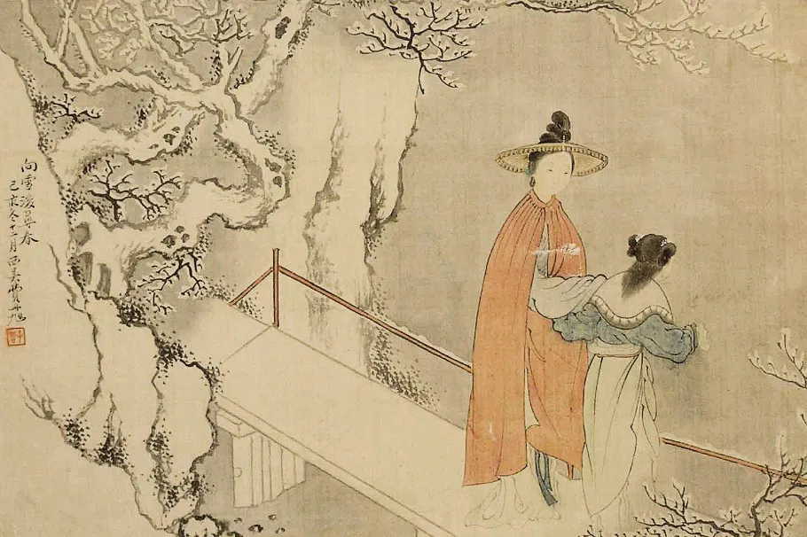 费丹旭 人物 镜心1