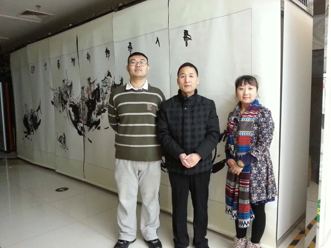 左起 高瑞志 子慧黄勇 邓晓霞