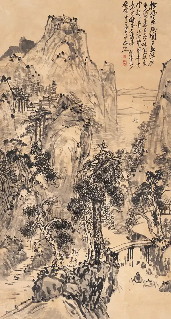 润祥鉴赏：中国画派与名家欣赏352 （海上画派王震17） - 润祥鉴赏 