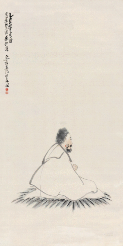 中国河北美術出版社原本绘付 名家 張大千 人物绘肉筆 中国河北美術出版社原本绘付 名家 張大千 人物绘肉筆