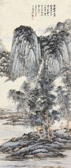 润祥鉴赏:中国画派与名家欣赏567 (海上画派张大千山水34 润祥鉴赏:中国画派与名家欣赏567 (海上画派张大千山水34