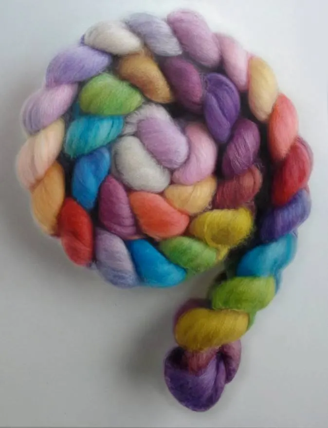 wool,  116.8x91cm, Acrylic Painting on board