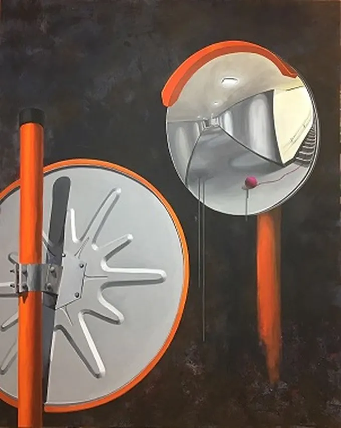 You_I,162.2X130.3cm,Acrylic on canvas,2016
