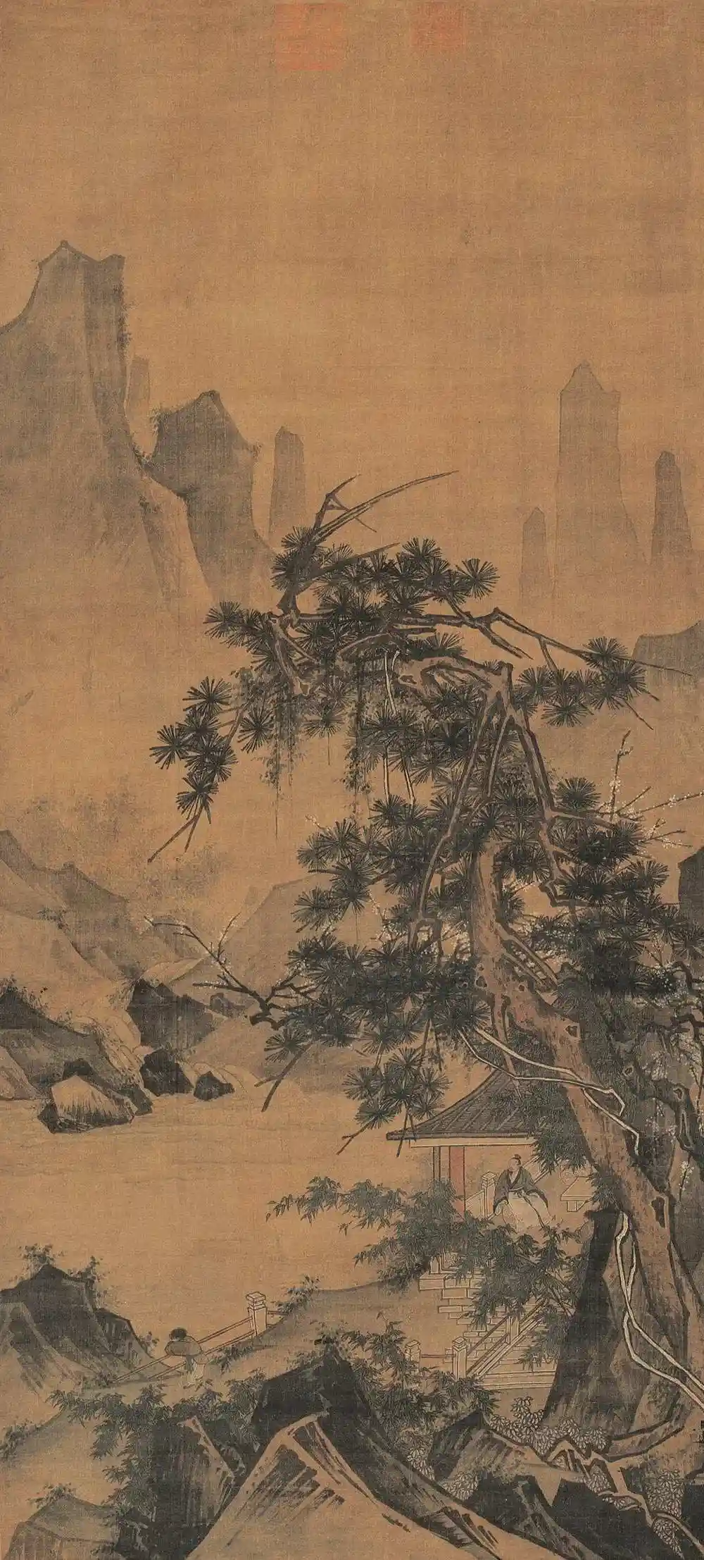 宋 马远 梅花书屋_副本