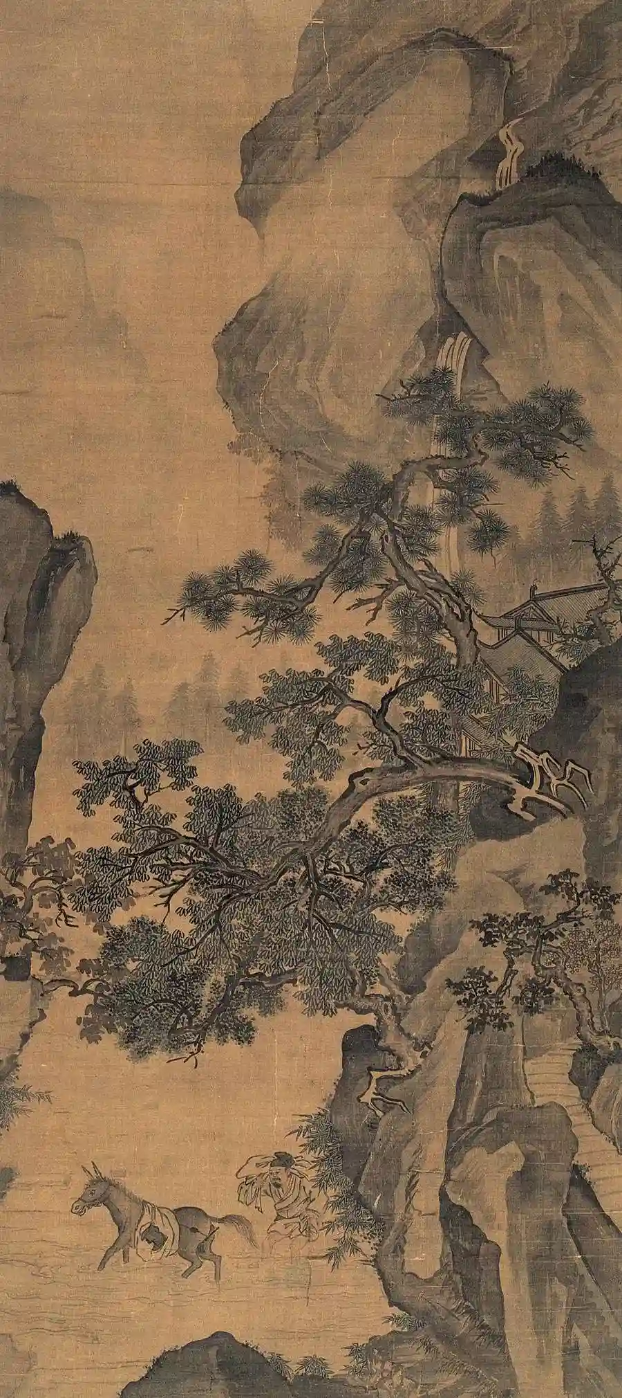 宋 马远 山水人物_副本