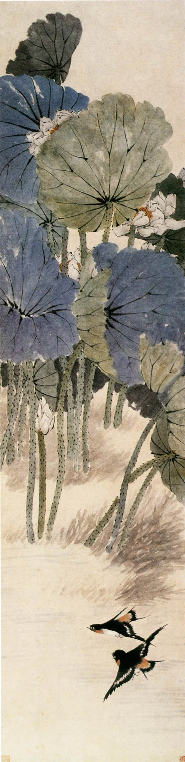 清 任颐 花鸟图