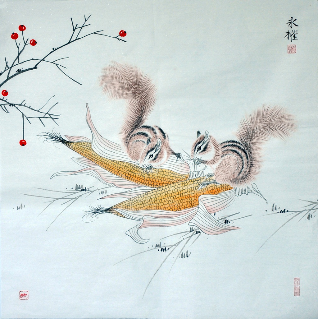 2020张永权生肖鼠国画欣赏 (二)