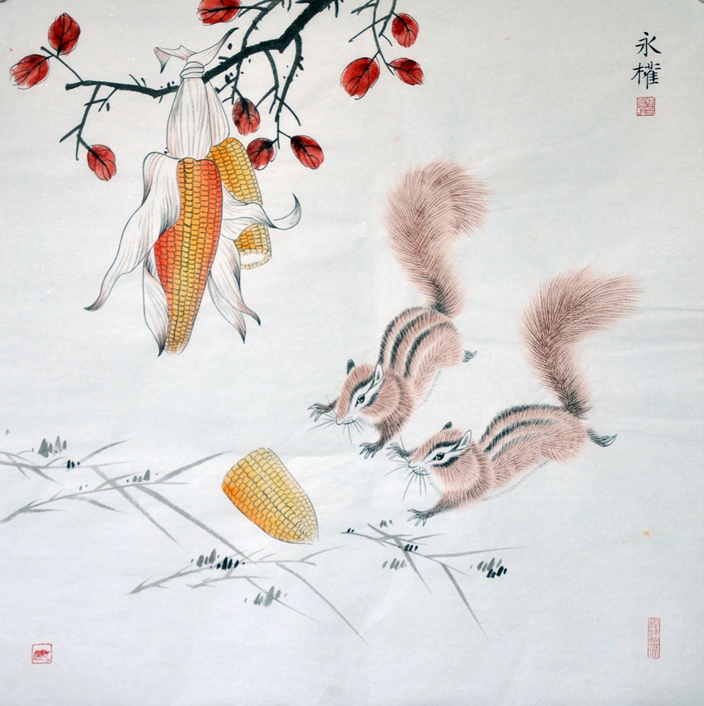 2020张永权生肖鼠国画欣赏 (五)