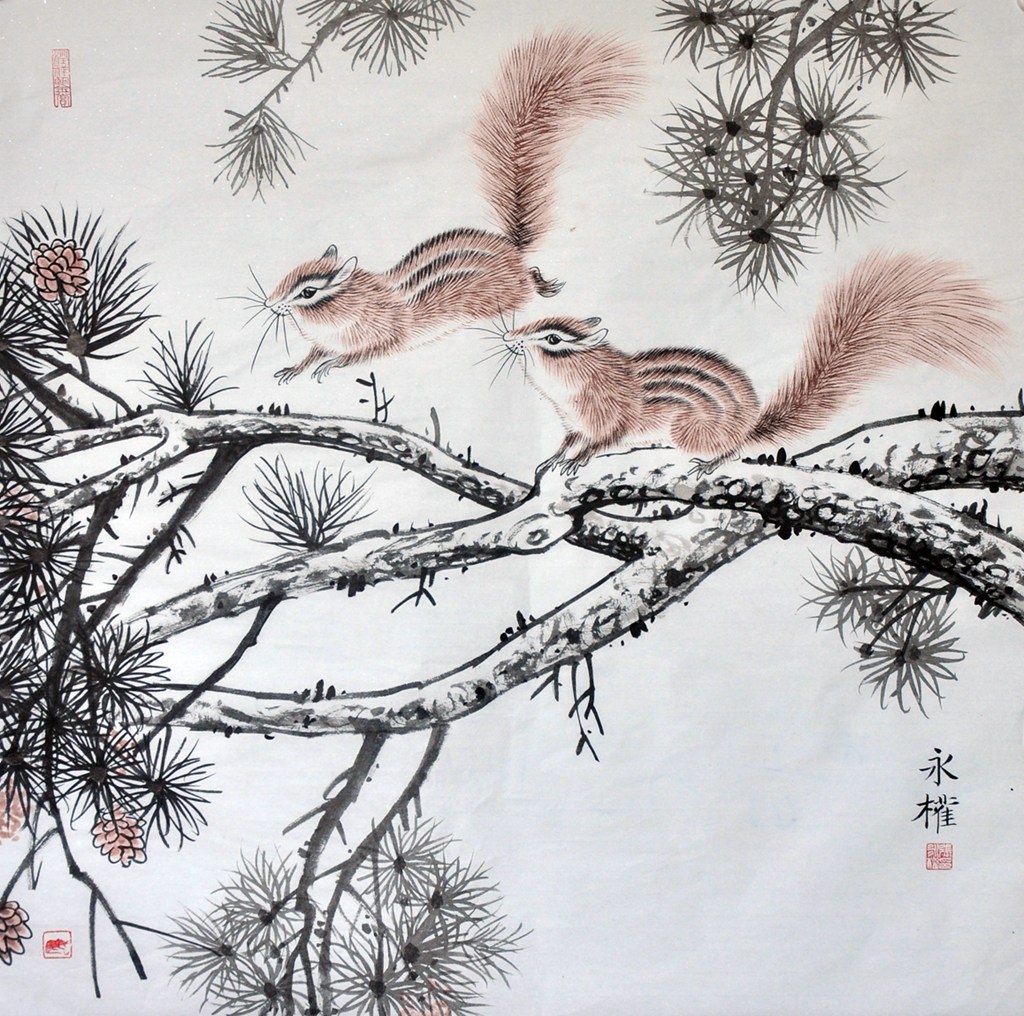 2020张永权生肖鼠国画欣赏 (五)