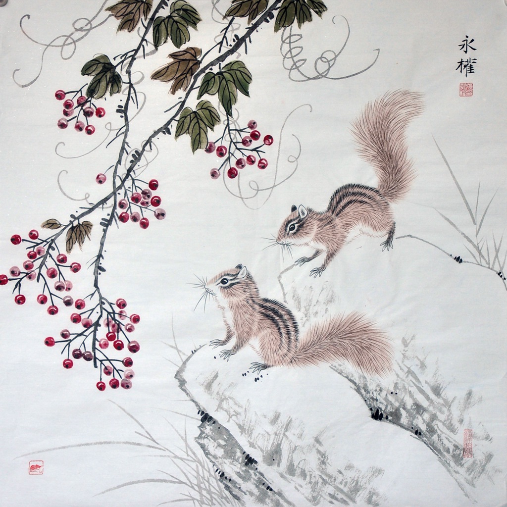 2020张永权生肖鼠国画欣赏 (五)
