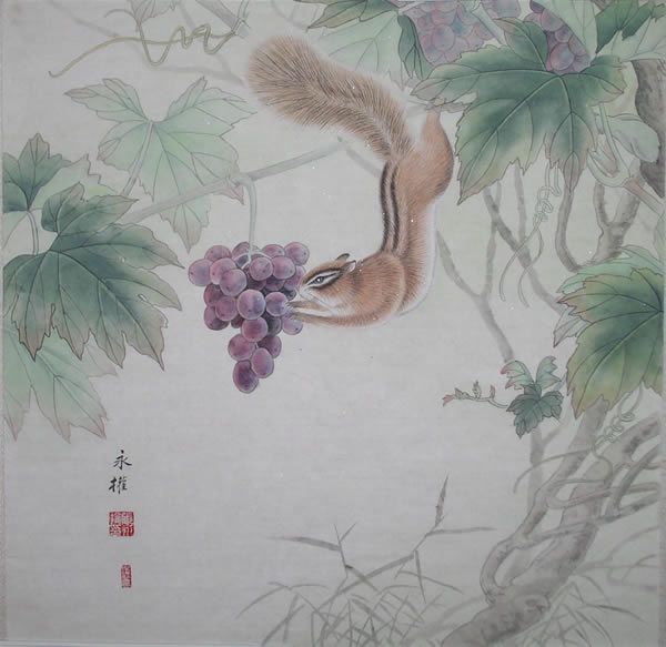 国画作品欣赏:张永权鼠年画鼠