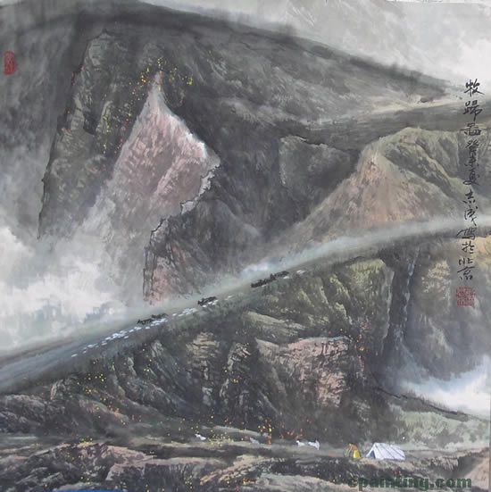 李志成国画山水艺术展