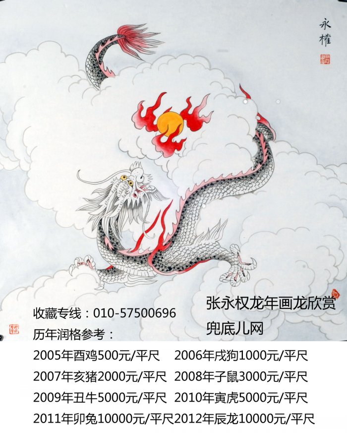 张永权画生肖龙