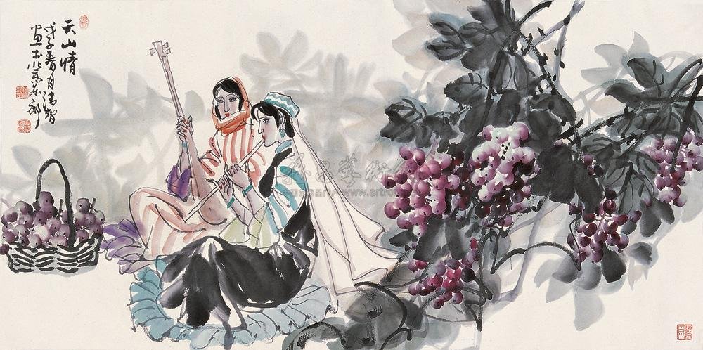 张清智 2008年作 天山情